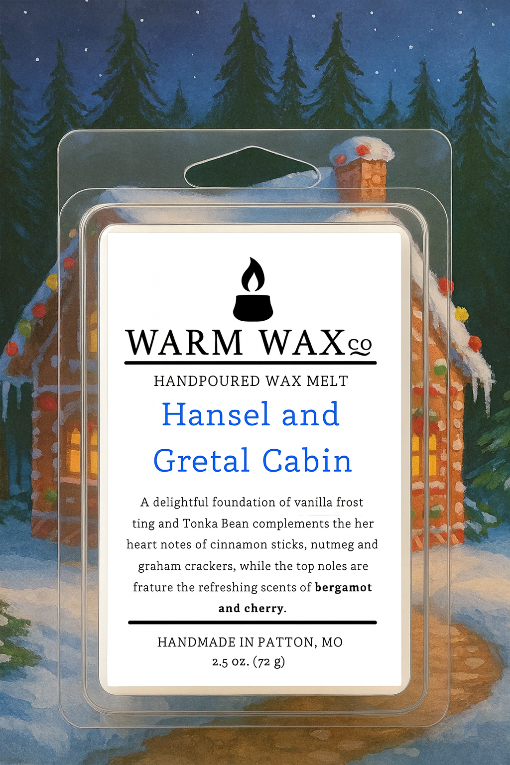 Hansel and Gretal Cabin Wax Melt