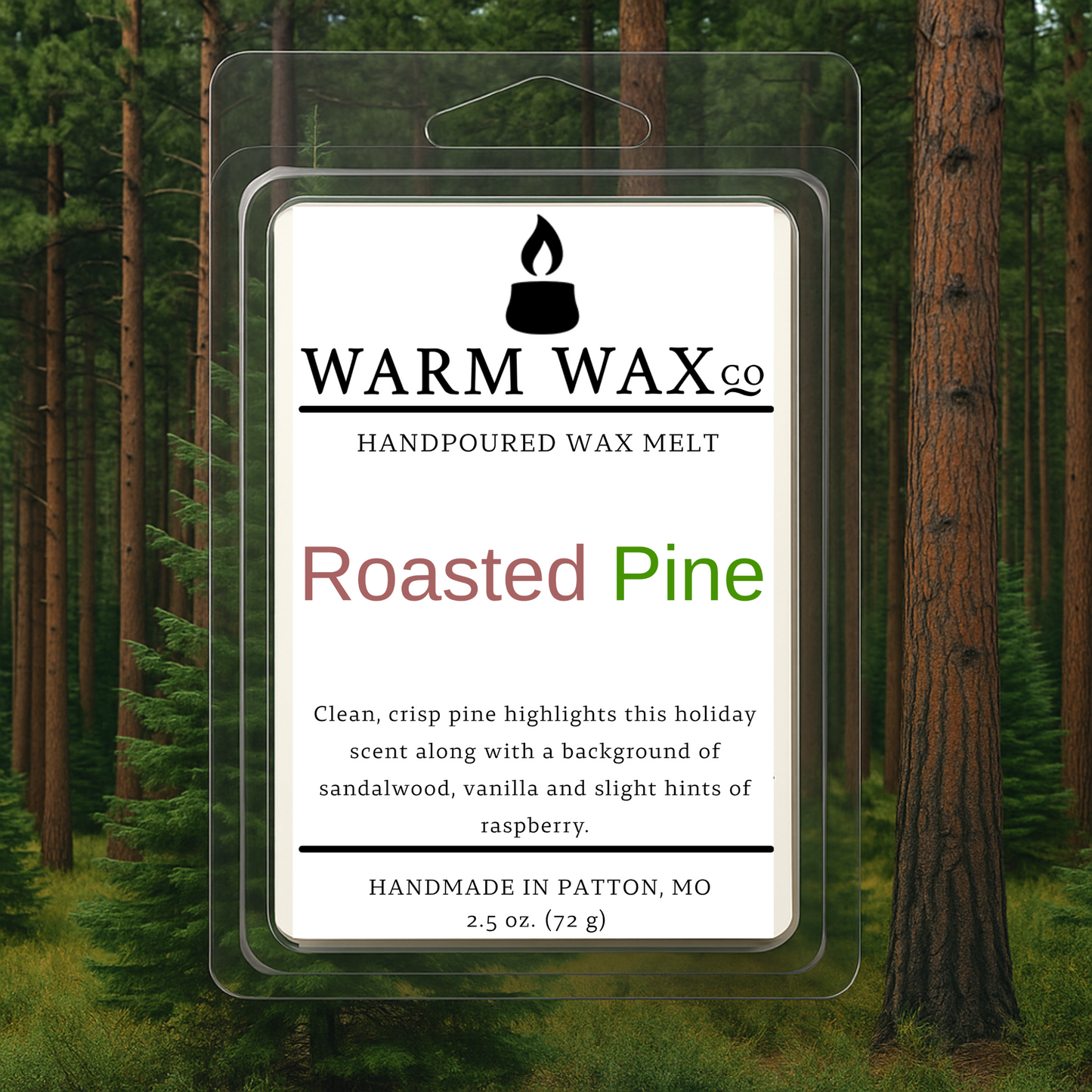 Roasted Pine Wax Melt